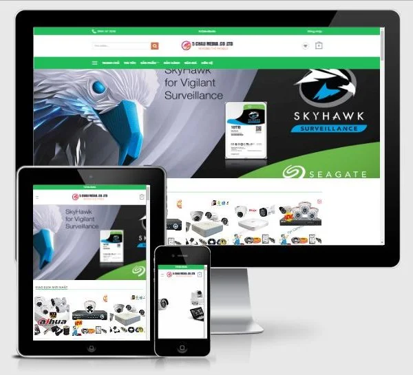 Website bán camera - SC04