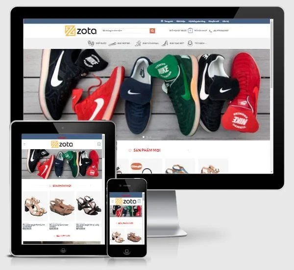 Website shop giày 2 - SG02