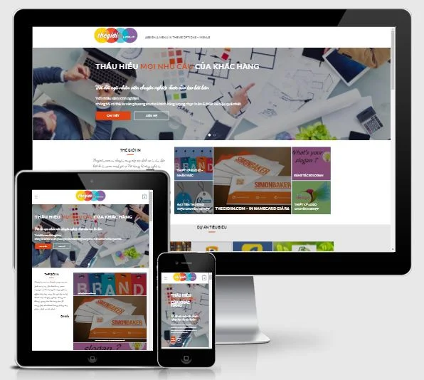 Website thế giới in - IA01