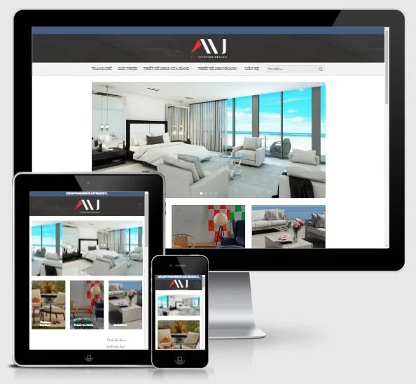 Website kiến trúc - KT01