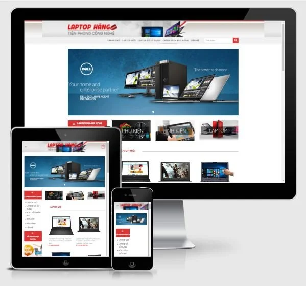 Website bán laptop - LT01