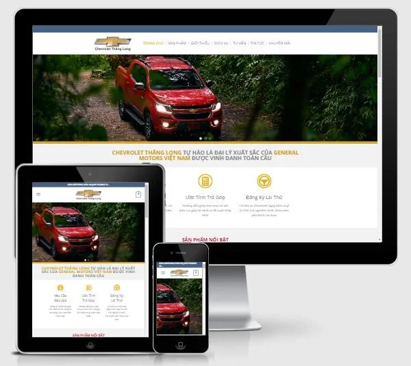 Website bán ô tô - OT01