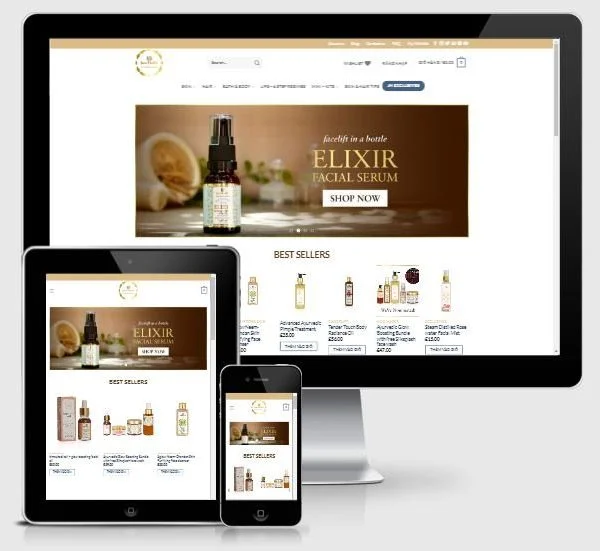 Website mỹ phẩm thảo mộc - MP03